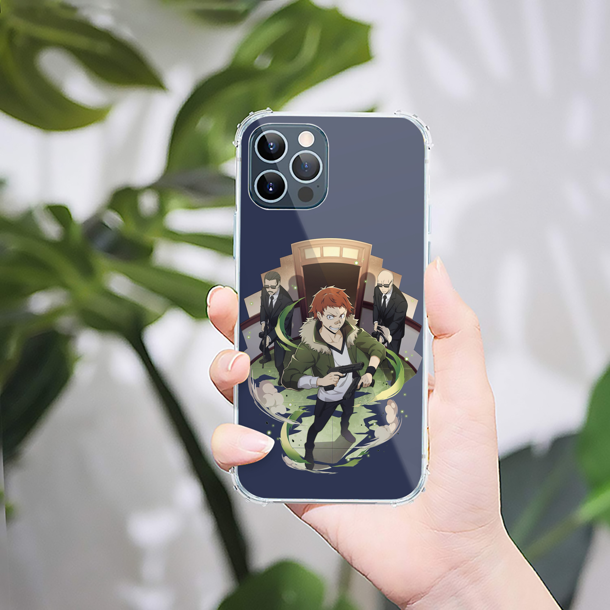 （画像用） 文豪ストレイドッグス Bungo Stray Dogs 【iPhone 12シリーズ対応】透明スマホケース（クリアソフトケース）